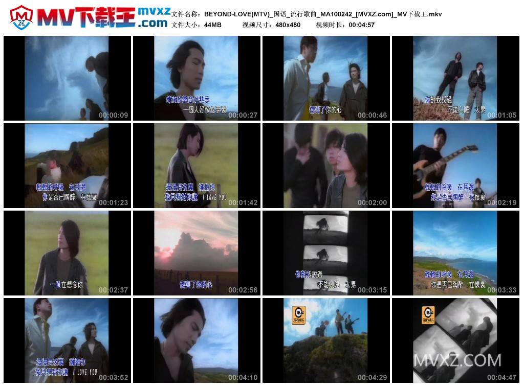 BEYOND-LOVE(MTV)_国语_流行歌曲_MA100242